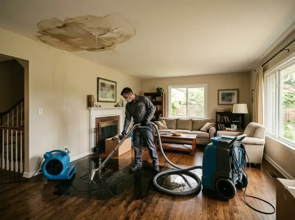 attic-pipe-burst-ceiling-drip-008 — frequently asked questions, Water Damage Restoration & Carpet Care in Richland, WA